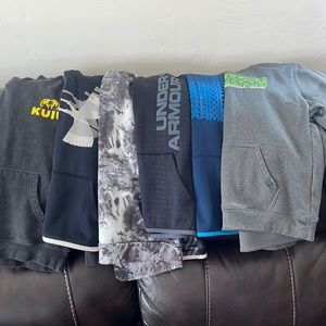 Youth Medium Boys Sweatshirt Hoodie Under Armour Bundle 7